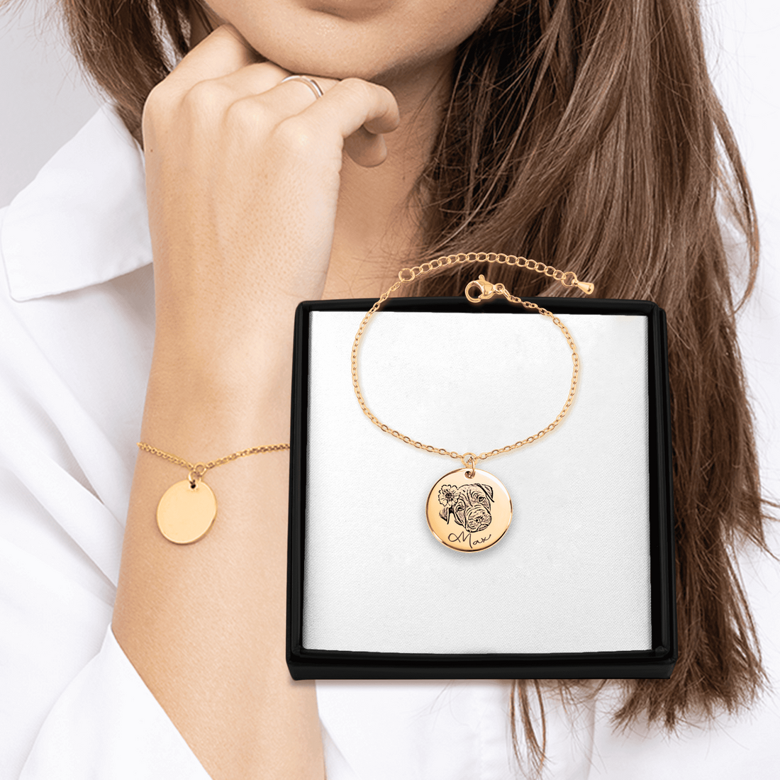 Pulsera con el retrato de tu mascota